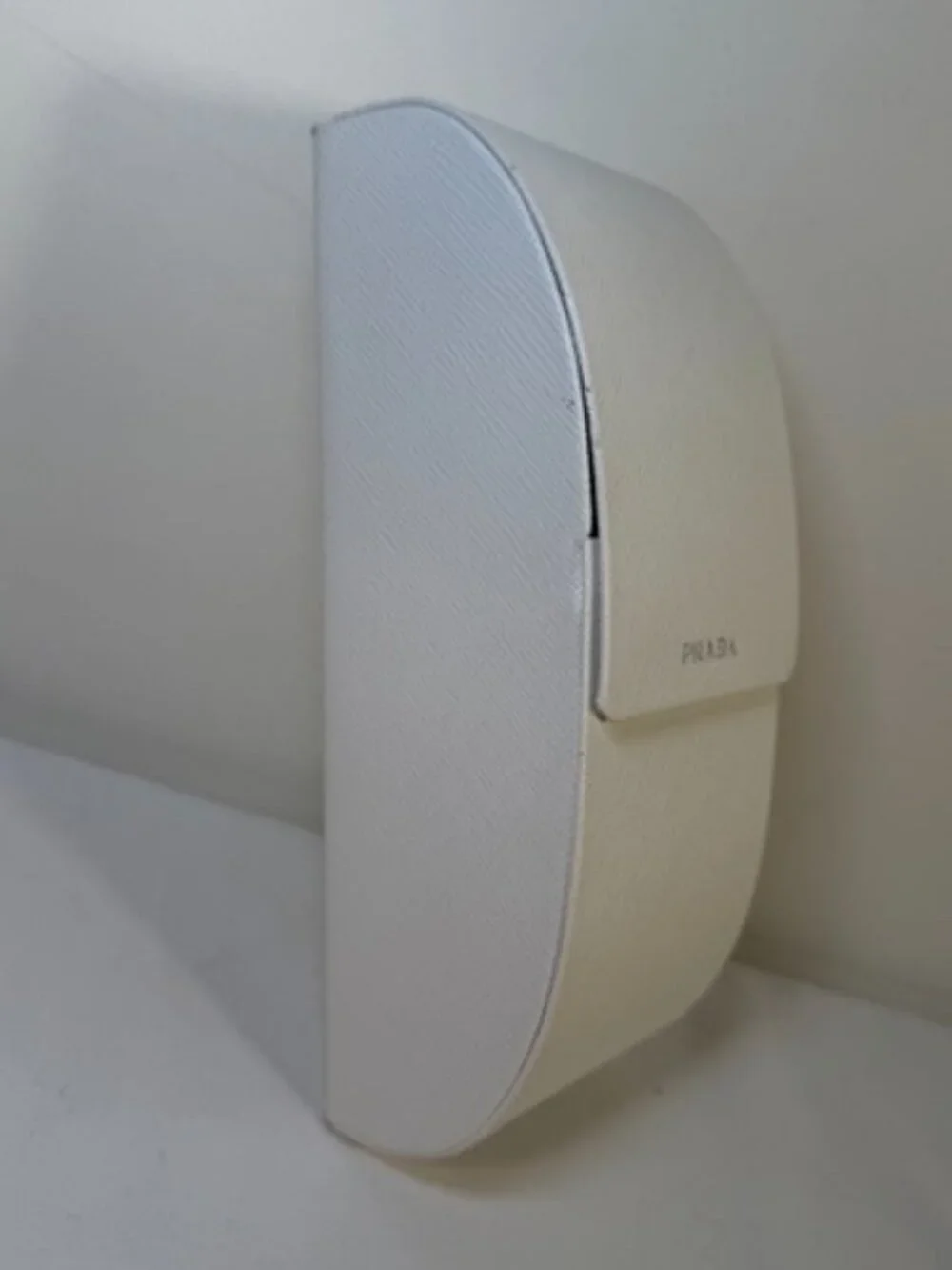 PRADA Flip Top Large Hardshell Sunglass Glasses Case White